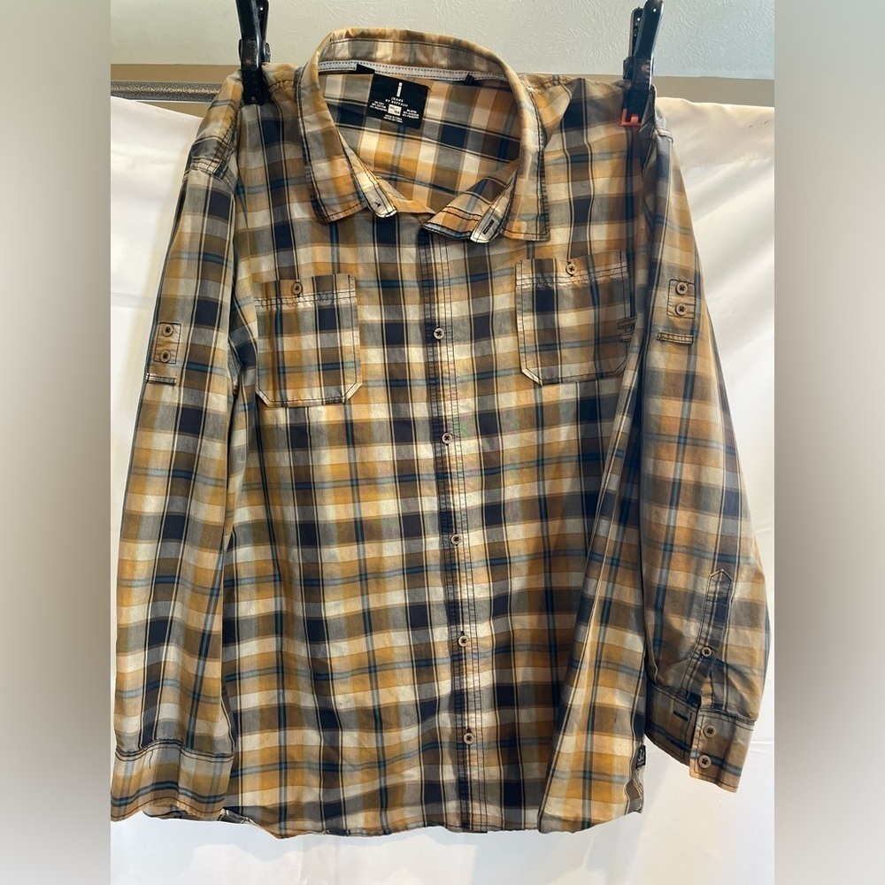 I jeans by buffalo men’s shirt mid sleeve button up size 3XL